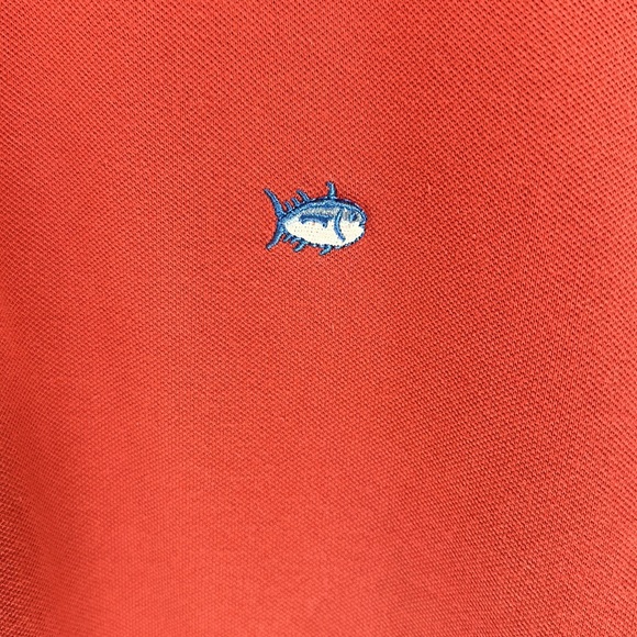 Southern tide the skipjack polo size large 40 red preppy short sleeve - Picture 3 of 4